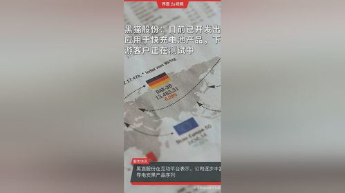 黑貓股份 目前已開(kāi)發(fā)出應(yīng)用于快充電池產(chǎn)品,下游客戶正在測(cè)試中